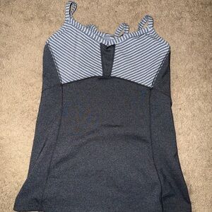 Athleta Striped Gray Women's Top